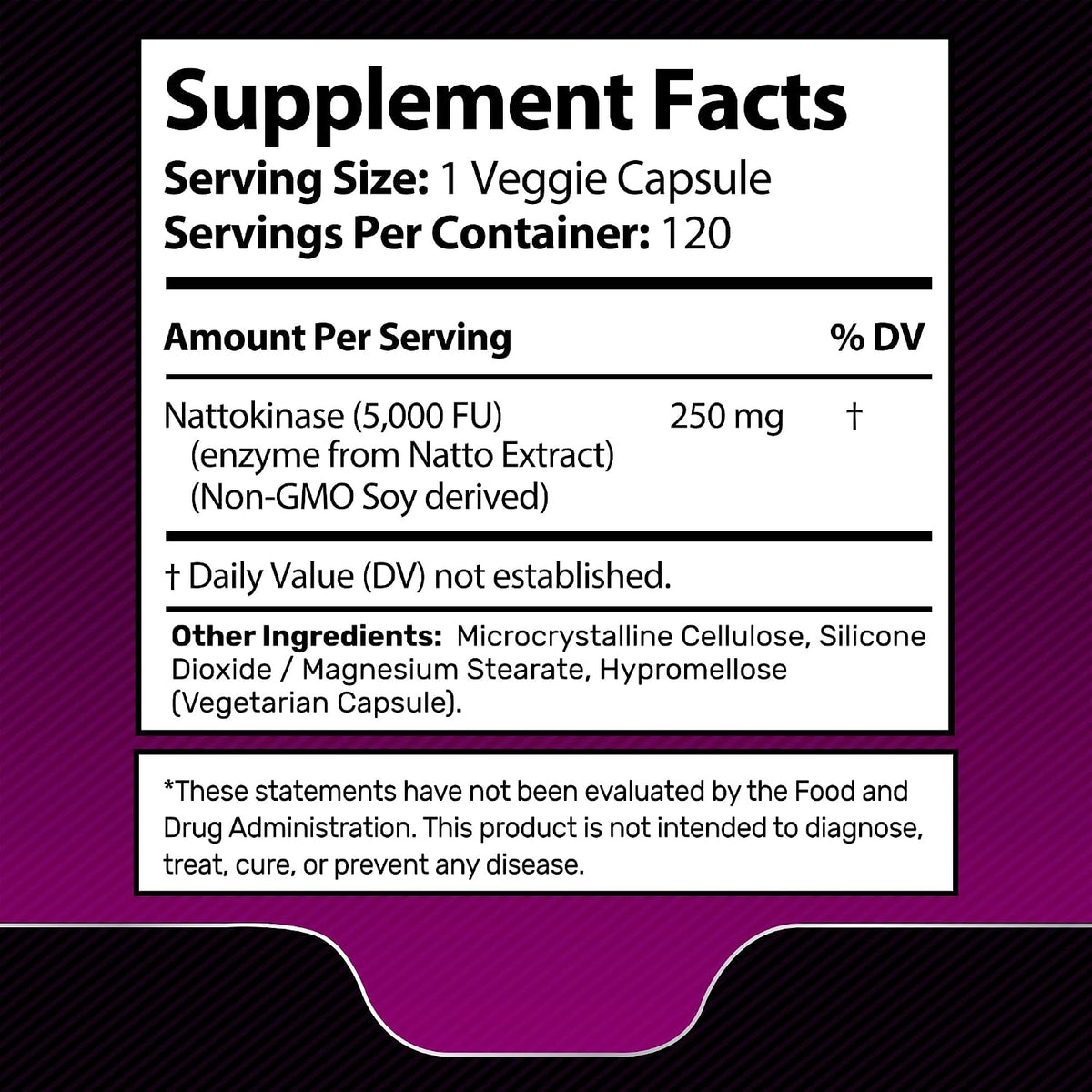 WELLNESS LABSRX Lions Mane Supplement Capsules with Nattokinase Capsules - Bundle