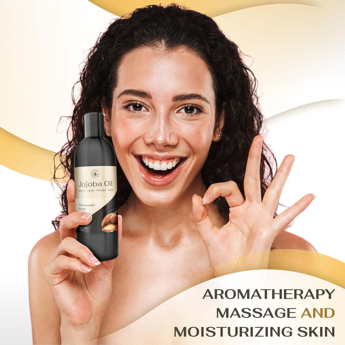 Sweet Oil - Hair and Skin Softener, Organic Natural Carrier Body Oil, Carrier Oil for Essential Oils - Massage Oil