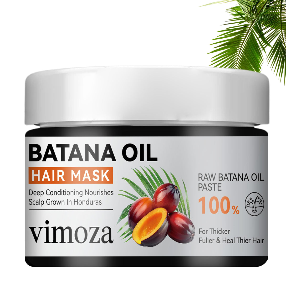 Batana Oil for Hair Growth, 100% Unrefined Natural Batana Oil Revitalized Hair Strength, Organic Raw Batana Conditioner For batana natural hair growth oilbatana oil organic for hair growth (1PACK)