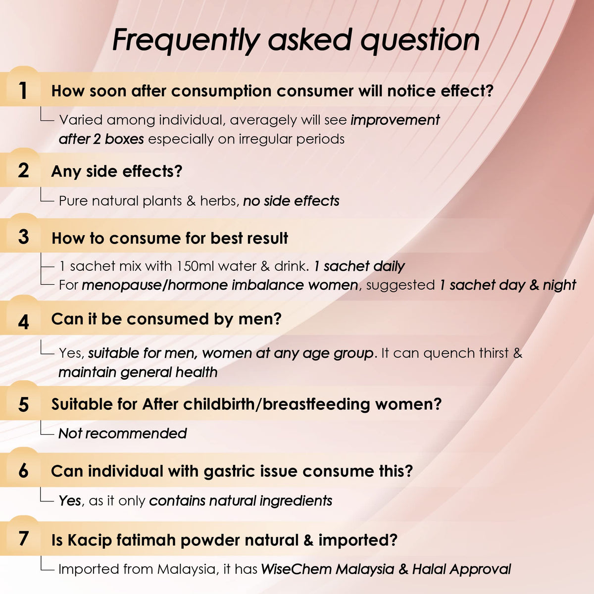 Total Life Renew (M) Sdn. Bhd. TLR Perfect Women Kacip Fatimah for Women - 100% Natural