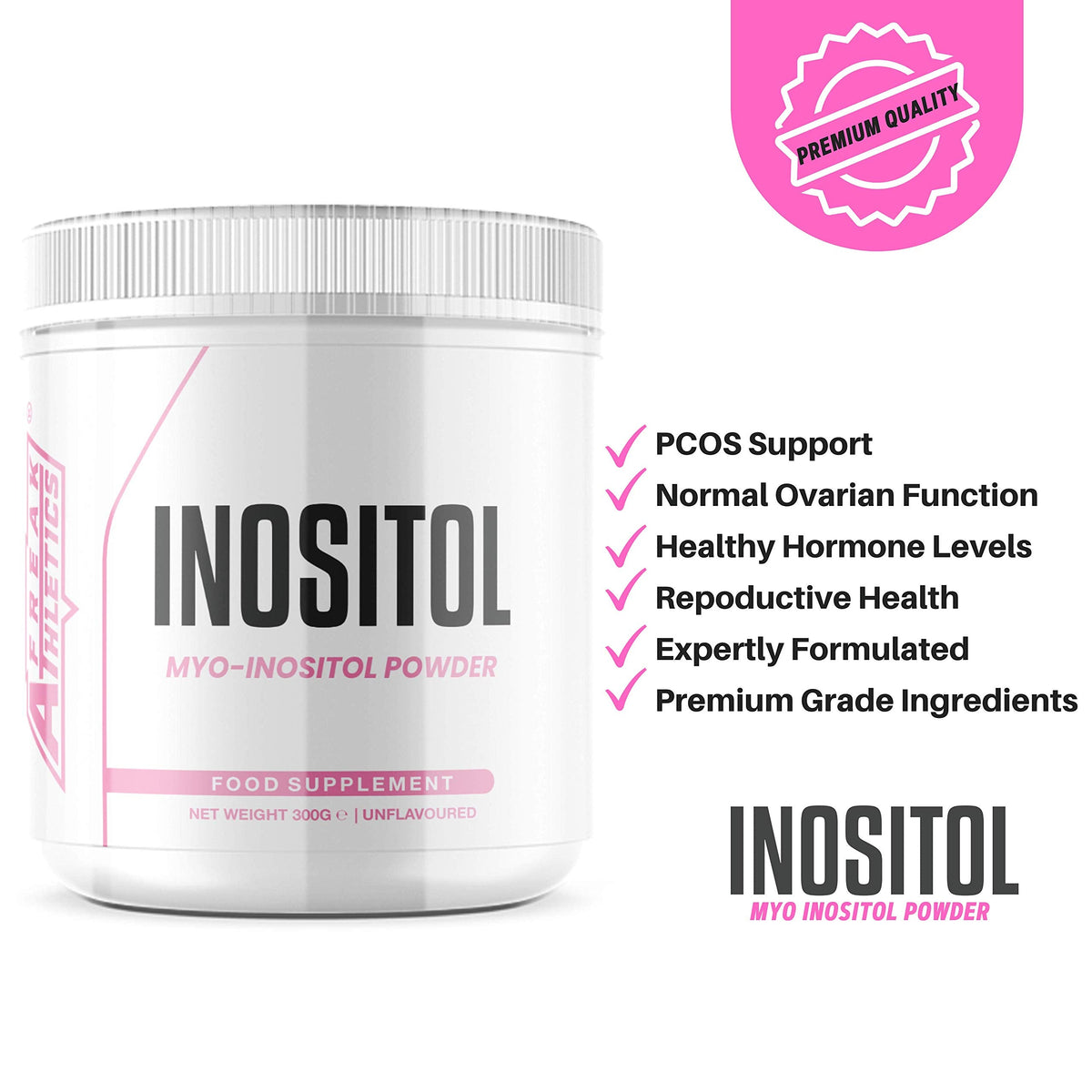 Inositol (Myo-Inositol) Powder 300g - Premium Myo Inositol Powder - Supports Women