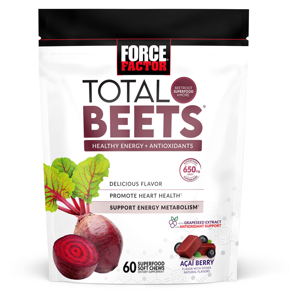 Force Factor ProbioSlim Apple Cider Vinegar Gummies with Organic, LactoSpore Probiotics
