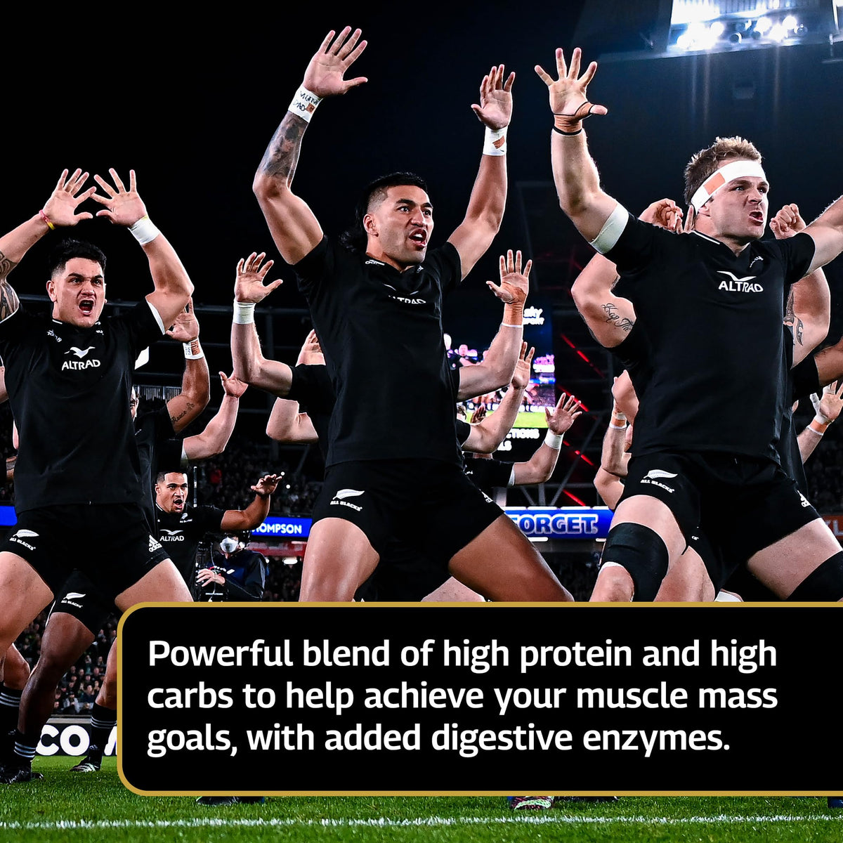 Healthspan Elite All Blacks Mass Gain Protein Blend (1500g) - Chocolate - 28g of Protein