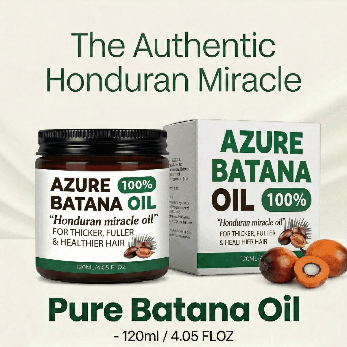 1PCSAzure Batana Oil For Hair Growth,100% Raw Organic Batana Hair Mask from Honduras