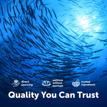 Micro Ingredients Extra Strength* Omega-3 Fish Oil Supplements 1,000mg Per Serving, 300 Softgels - Lemon Flavored - Burpless - EPA 180mg + DHA 120mg - Deep Sea Fish