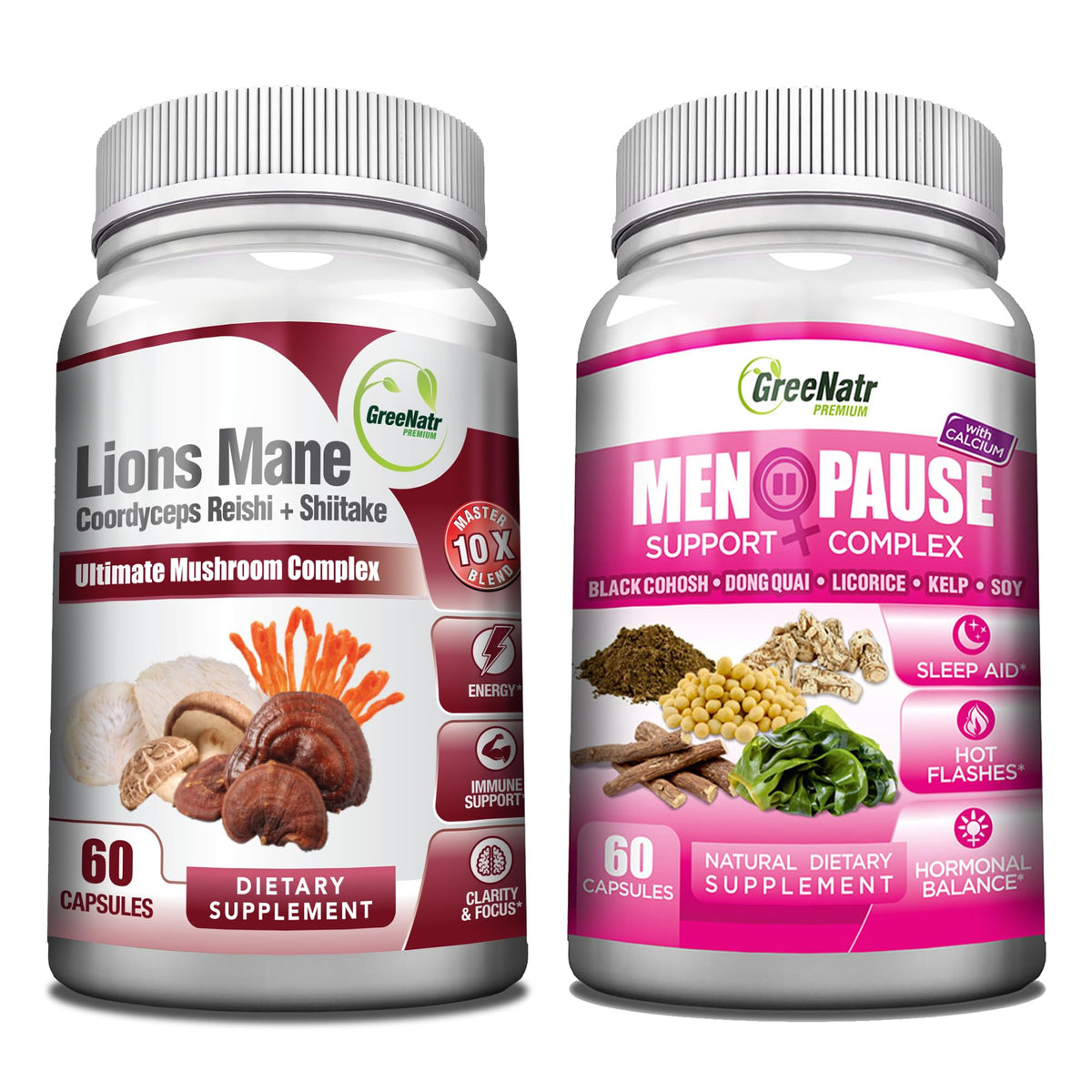 GreeNatr Energy Boost Plus Menopause Support Bundle