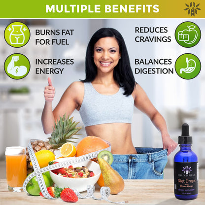 Helix & Gene Appetite Diet Drops Mango Flavor - Fast Weight Loss - Natural Metabolism