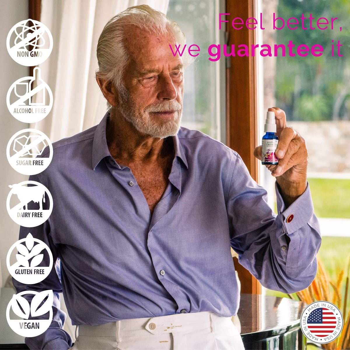 Siddha Remedies Mind & Memory Spray for Apathy, Indifference & Low Focus