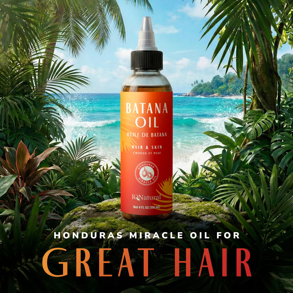 Organic Raw Batana Oil for Hair Growth Oil Women & Men, Pure Natural Batana from Honduras 4oz, Healthy, Thicker, Stronger, Hair Moisturizer for Black Women, Aceite de Batana Para la Caida del Cabello