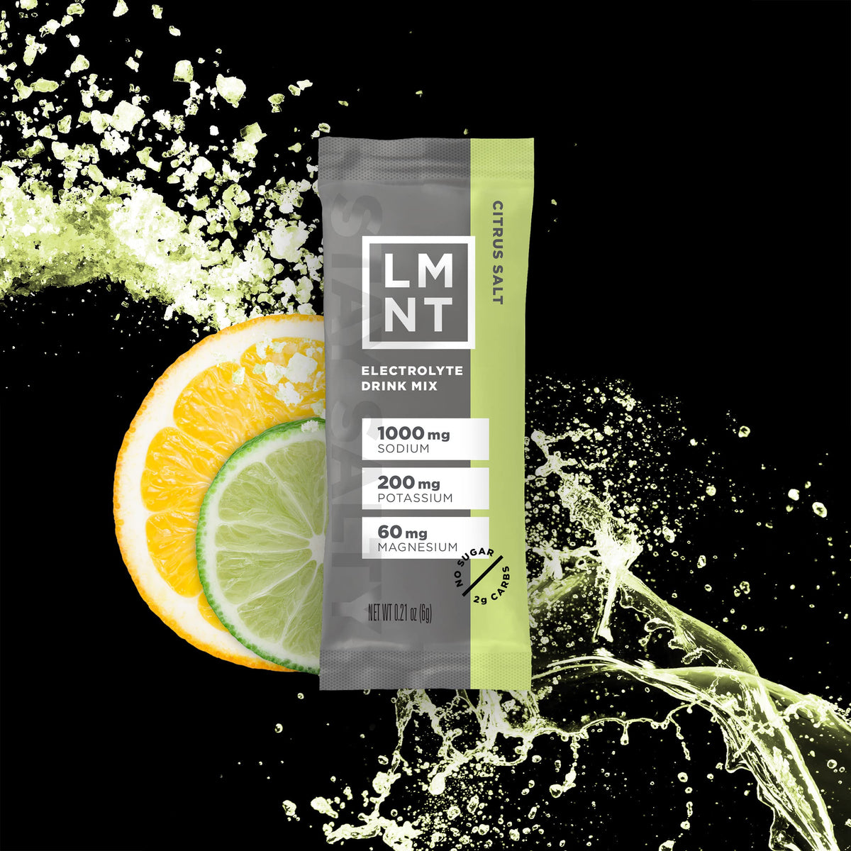 LMNT Zero-Sugar Electrolytes - Citrus Salt - Hydration Powder Packets - No Dodgy Ingredie