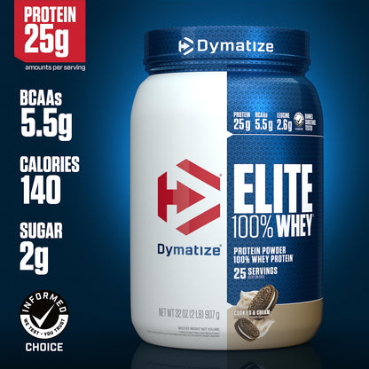 Dymatize Elite 100% Whey Protein Powder, Quick Absorbing & Fast Digesting for Optimal