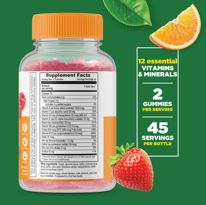 Lifeable Women's Prenatal Multivitamin + Panax Ginseng, Gummies Bundle - Great Tasting