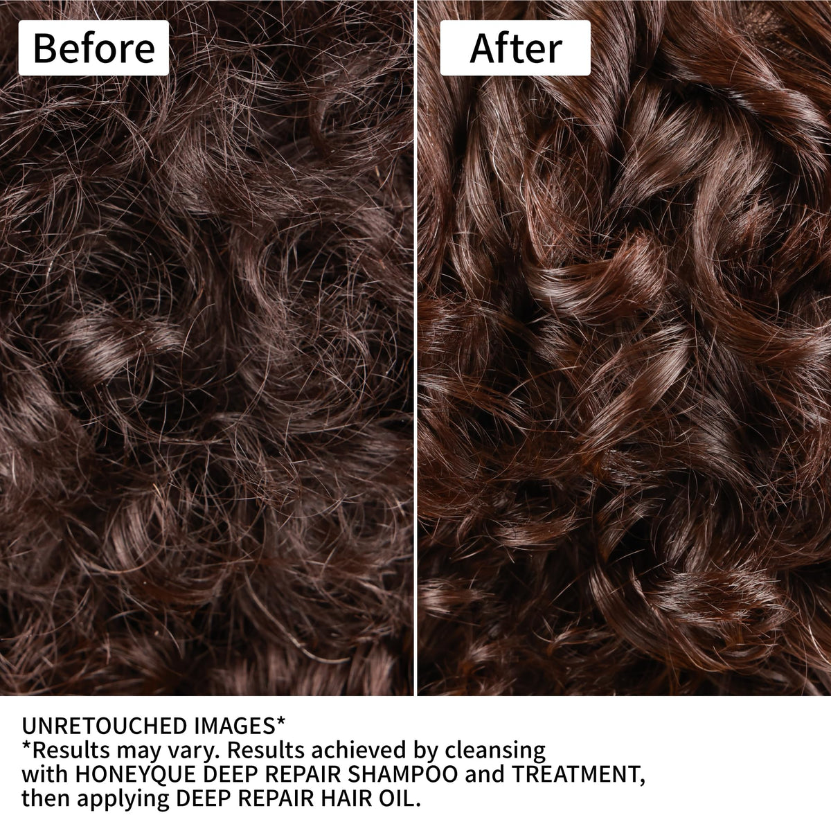 HONEYQUE Deep Repair Honey + Protein Hair Oil Extra Moist 100ml/3.38 fl. oz - Moisturizing 2-Way Hair Oil for Damaged, Frizzy Hair - With Manuka Honey, Keratin, Milk Protein - Japanese Hair Treatment