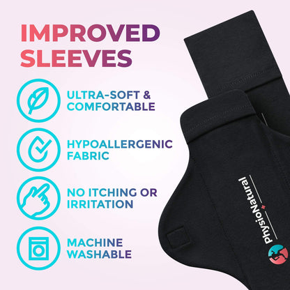 Reusable Perineal Ice Packs with Washable Sleeves - for Hemorrhoids, Postpartum Vaginal Pain