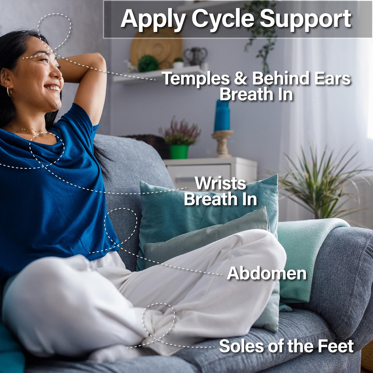 NV Superfoods Cycle Support - Essential Oil Roll-On - 10 ml - 100% Pure Therapeutic Grade