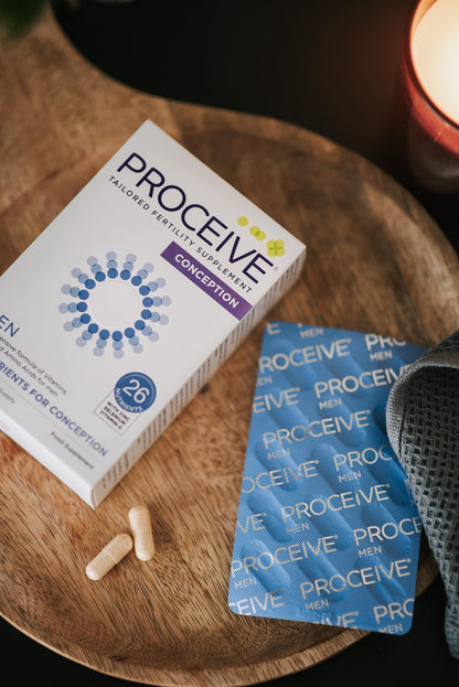 Proceive Men Fertility Supplement for Conception - Vitamins & Minerals for Men Trying